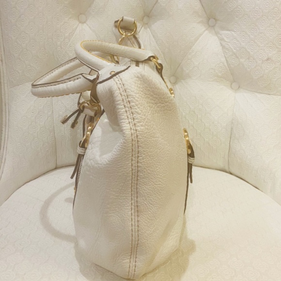 N16-ANTONIO MELANI Off-White Leather Purse - Picture 5 of 12